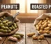 boiled peanuts vs roasted peanuts